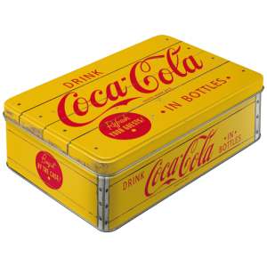 Nostalgic Art - Coca Cola Yellow Vorratsbox - Nostalgic Art