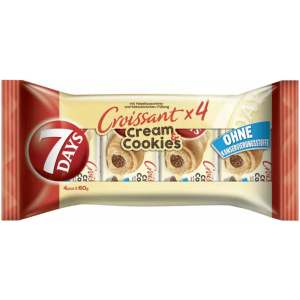7 Days Croissant Hazelnut Cream & Cookies 4x60g - 7Days