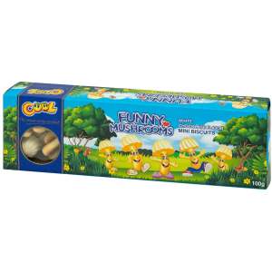 Cool Funny Mushrooms Chocolate White 100g - Cool