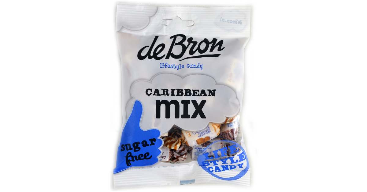 de Caribbean Mix sugarfree 90g |