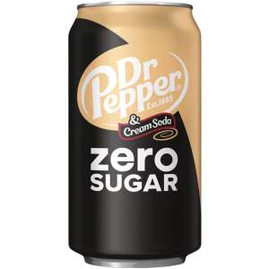 Dr. Pepper Cream Soda Zero 355ml - Dr. Pepper