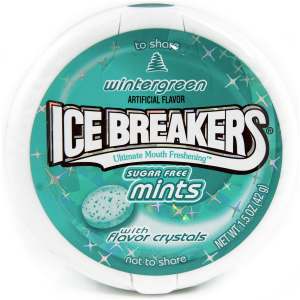 Ice Breakers Mints Wintergreen sugarfree 42g - Ice Breakers