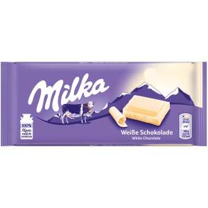 Milka White Tablet 100g - Milka