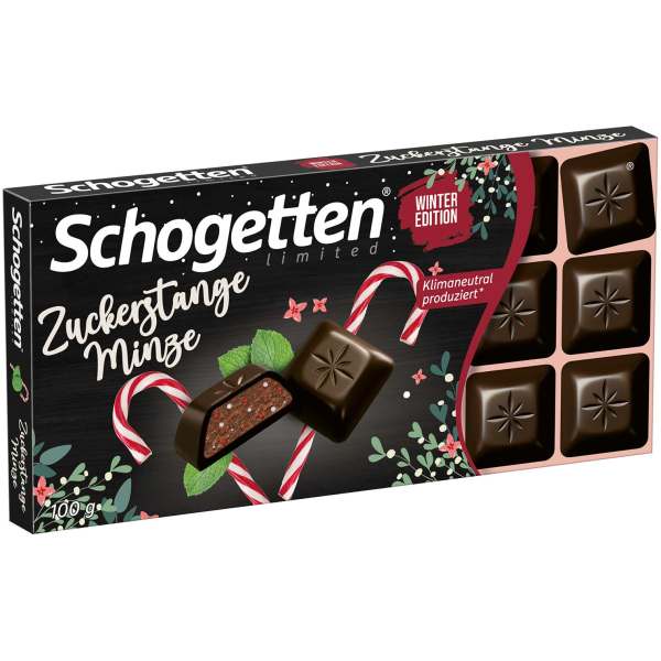 Schogetten Winter Edition Zuckerstange Minze 100g - Schogetten