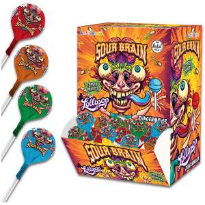 Sour Brain Lollipop Candy 16g 1 Stück - Lolliboni