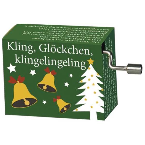 Handkurbel Musikdose Kling Glöckchen