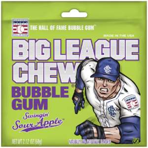 Big League Sour Apple 60g - Big League Chew