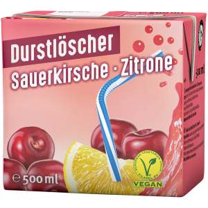 Durstlöscher Sauerkirsche-Zitrone 500ml - Durstlöscher