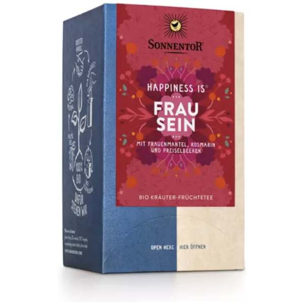 Sonnentor Happiness is Frau sein Kräuter-Früchtetee 18x1.7g