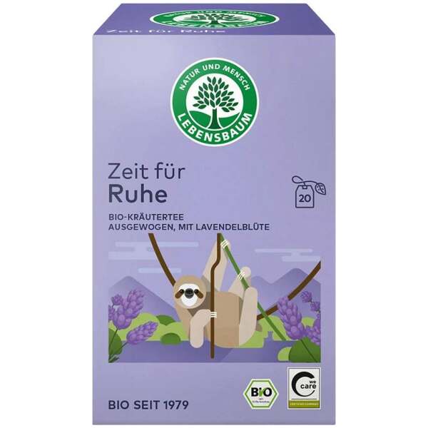 Lebensbaum Zeit für Ruhe Kräutertee 20 Stück