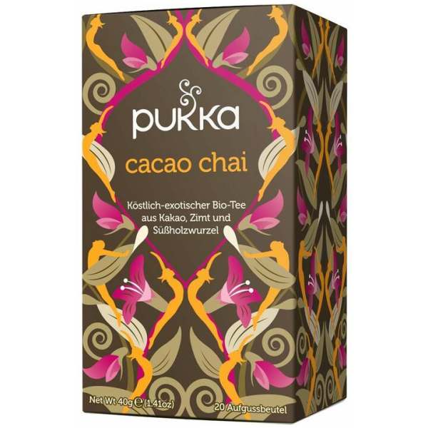 Pukka Cacao Chai Tee 20 Stück - Pukka