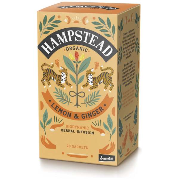 Hampstead Lemon & Ginger Tee 20 Stück