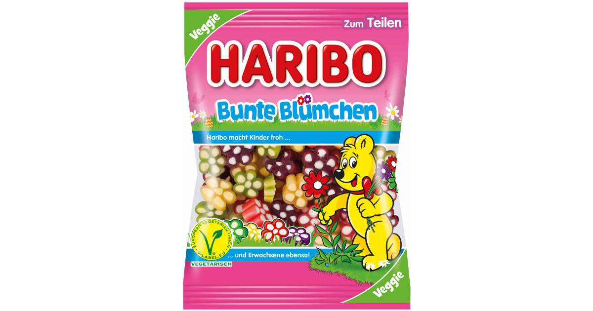 Haribo Bunte Blümchen 175g | Sweets.ch