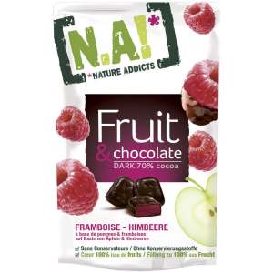 Nature Addicts Fruit & Chocolate Himbeere 35g - Nature Addicts