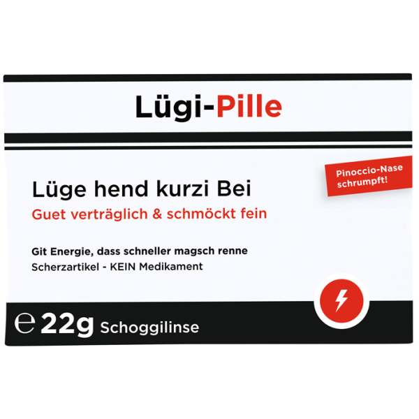 Scherztabletten Lügi-Pille - Sweets