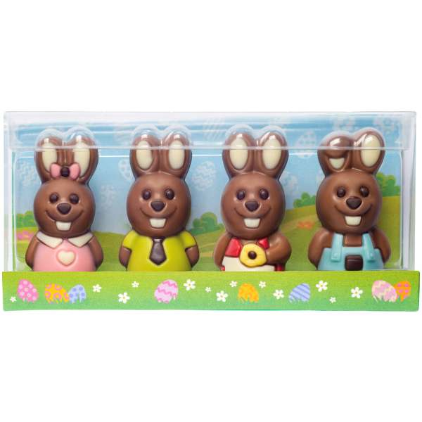 Geschenkpackung Mini Schokoladen Osterfiguren 40g - Friars