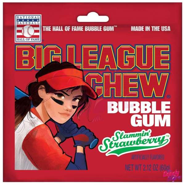 Big League Chew Strawberry 60g - Big League Chew