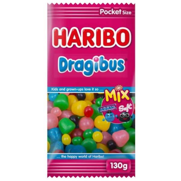 Haribo Dragibus Soft Mix 130g