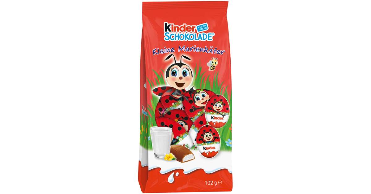 Kinder Schokolade Kleine Marienkäfer 102g | Sweets.ch