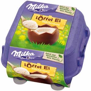 Milka Löffel-Ei Milchcrème 4x34g - Milka
