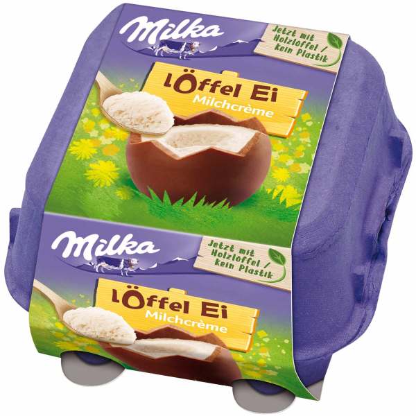 Milka Löffel-Ei Milchcrème 4x34g - Milka