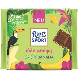 Ritter Sport Hola amigos Crispy Banana 100g - Ritter Sport