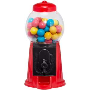 Mini Kaugummi-Automat rot gefÃ¼llt mit 40g Packung - Sweet Flash