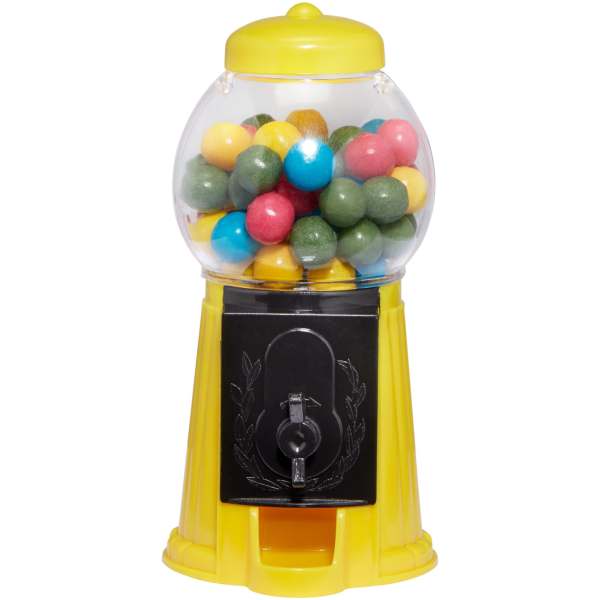 Mini Kaugummi-Automat gelb gefüllt mit 40g Packung - Sweet Flash