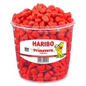 Haribo Primavera Erdbeeren 500 Stück - Haribo