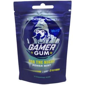 Gamer Gum For the Night Power Mint 10 Stück - Gamer Gum