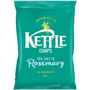 Kettle Hand cooked Chips Sea Salt & Rosemary 130g - Kettle Chips