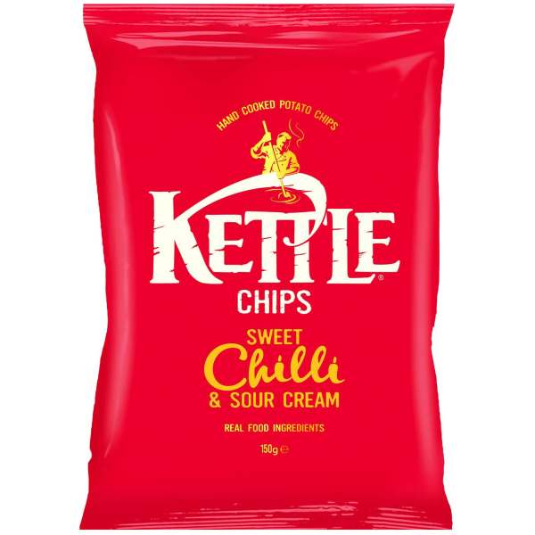 Kettle Hand cooked Chips Sweet Chilli & Sour Cream 130g - Kettle Chips