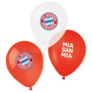 Luftballone FC Bayern München 4-farbig 6 Stück - Sweets