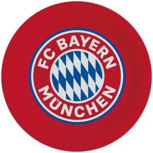 Pappteller FC Bayern MÃ¼nchen 8 StÃ¼ck - Sweets