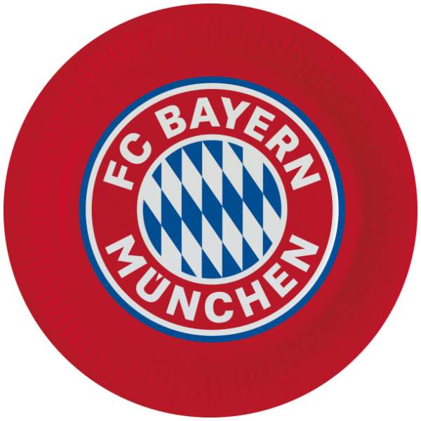 Pappteller FC Bayern München 8 Stück - Sweets