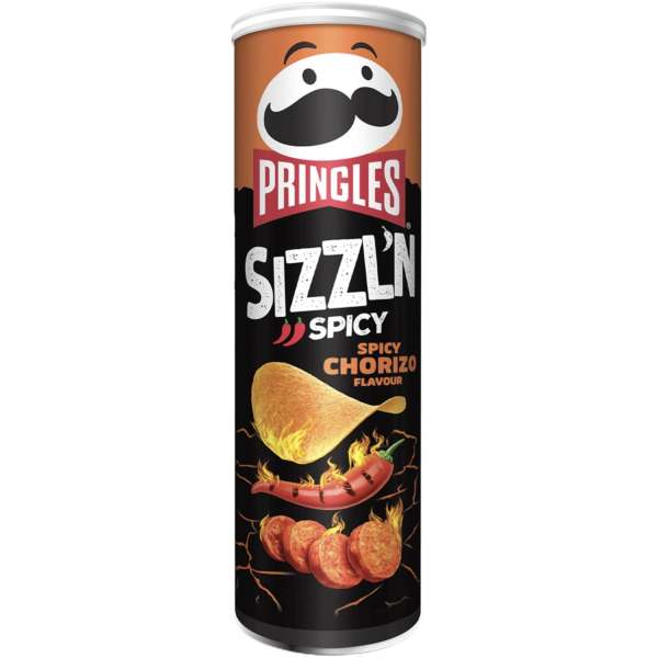 Pringles Sizzln Spicy Chorizo 180g - Pringles