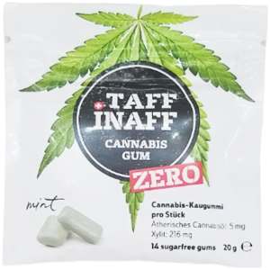 Taff Inaff Zero Cannabis Gum 14 Stück - Taff Inaff