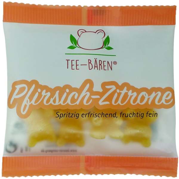 Tee-Bären Pfirsich Zitrone Minibeutel 18g - Bären Company