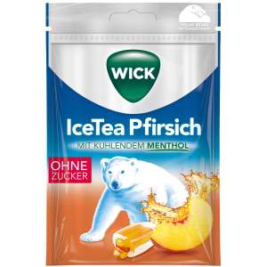 Wick IceTea Pfirsich ohne Zucker 72g - Wick