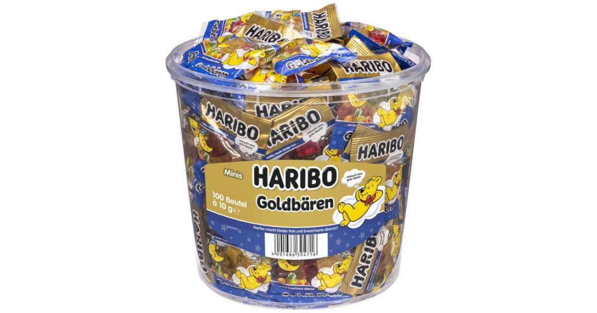 Haribo Gute Nacht Goldbären 100x10g | Sweets.ch