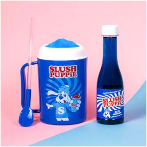 Slush Puppie Becher & Sirup Set blau - Slush Puppie