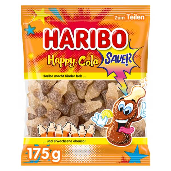 Haribo Happy-Cola sauer 175g