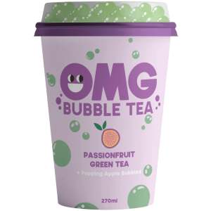 OMG Bubble Tea Passionsfrucht Grüner Tee 270ml - OMG