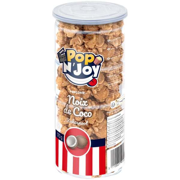 Pop N’ Joy Popcorn Coconut 170g - Pop N’ Joy