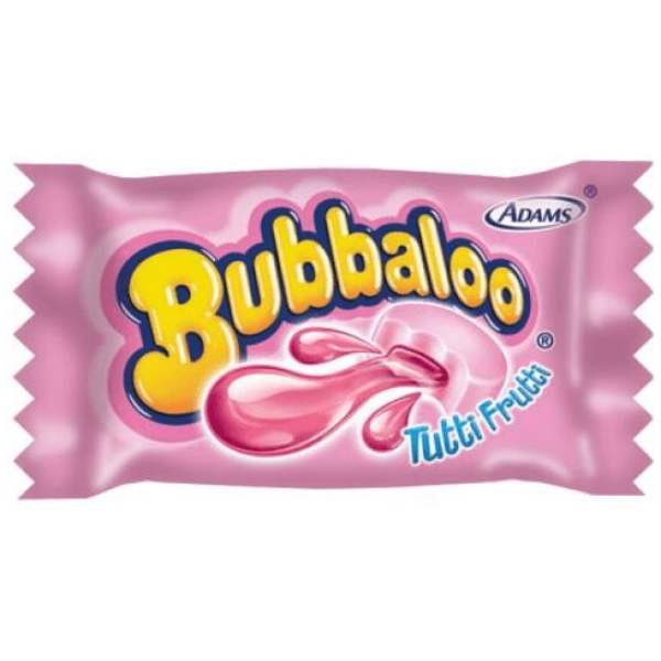 Bubbaloo Gum Tutti Frutti 5.1g - Bubbaloo