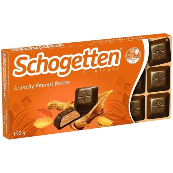Schogetten Crunchy Peanut Butter 100g