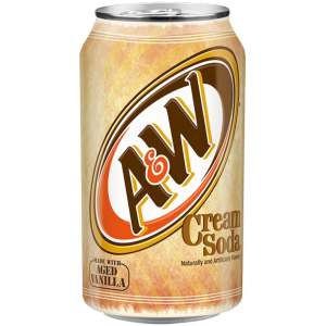 A & W Cream Soda 355ml - A & W