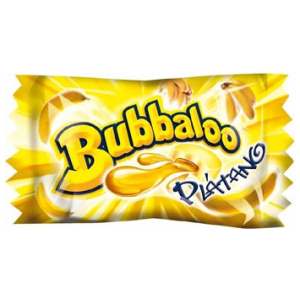 Bubbaloo Gum Platano 5.1g - Bubbaloo