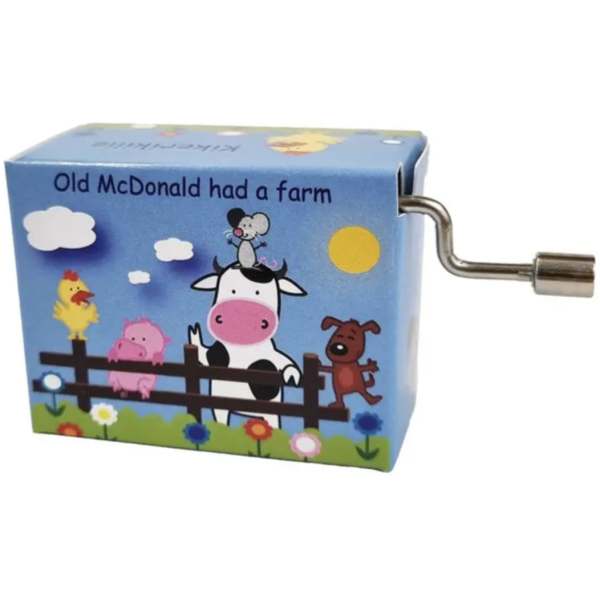 Handkurbel Musikdose Old McDonald
