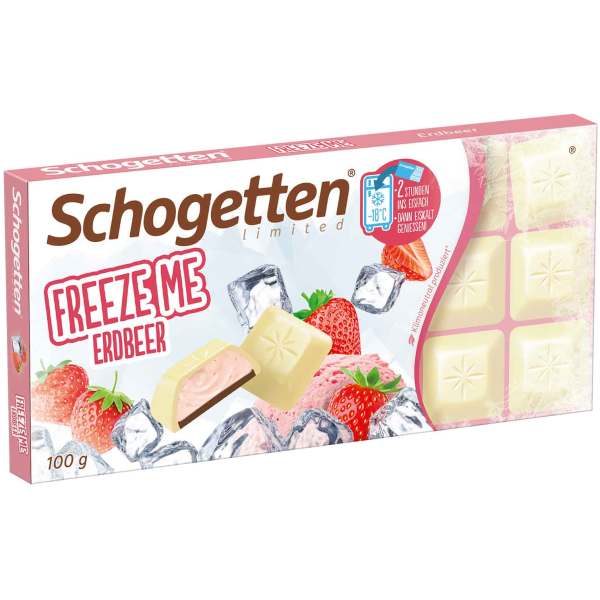 Schogetten Freeze Me Erdbeer 100g - Schogetten